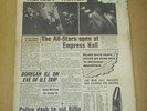 MELODY MAKER 1956 MAY 5 LOUIS ARMSTRONG EMPRESS HALL LONNIE DONEGAN SWING