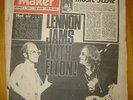 MELODY MAKER 1974 DEC 7 ELTON JOHN LENNON GARY GLITTER