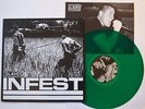 Infest Slave LP GREEN M- Spazz Drop Dead Septic Death Hardcore HC Punk Rare