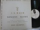 JEAN CHAMPEIL / BACH sonatas & partitas / VEGA C 30 S 208