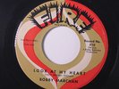 BOBBY MARCHAN: Look At My Heart / Yes, It's Written All Over Your Face 45 Soul