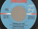 RONNIE WALKER: Thanks To You / You're The One PHILIPS northern soul 45