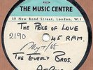 The Everly Brothers - The Price Of Love  Rare 7