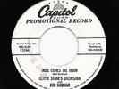 Popcorn jiver CLIFFIE STONE'S ORCH. w/ BOB ROUBIAN Here Comes the Train CAPITOL