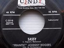 FRANTIC JOHNNY ROGERS Sassy / Ramrod with DUANE EDDY instrumental Rocker 45 w142