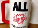 ALL - DESCENDENTS OFFICIAL BONUS CUP COFFEE THERMOS RARE VTG BLACK FLAG KBD PUNK