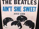 THE BEATLES   AIN'T SHE SWEET/NOBODY'S CHILD  ORIG 1964 ATCO 45 & PICTURE SLEEVE