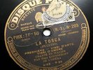 MARIA KUZNETSOVA Puccini Tosca La Boheme french disque pathe R3 203 78 rpm