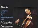 BACH 6 Suites for Unaccompanied Cello B.1007-1012 MAURICE GENDRON Philips 835272