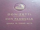 DONIZETTI DON PASQUALE COMPLETE OPERA IN 3 ACTS HMV C2519-2533