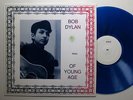 BOB DYLAN of young age - BLUE VINYL #8 of only 20 on colored vinyl live NYC 1961