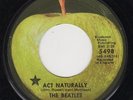 BEATLES 45 ACT NATURALLY YESTERDAY LOS ANGELES STAR APPLE RE-ISSUE 5498