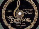 78rpm Jazz – Lizzie Miles and her Creolo Jazz Hounds – Emerson 10603
