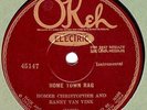 78rpm Country – Homer Christopher and Raney Van Vink – Okeh 45147 -Home Town Rag