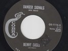 BENNY EASLEY Danger Signals 45 on Cobra San Antonio, TX soul EX HEAR