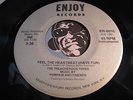 TREACHEROUS THREE Rap 45 Enjoy #6016 Feel The Heartbeat (Have Fun) M-