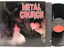 METAL CHURCH Self Titled LP 1985 Orig ELEKTRA 9 60471-1 PROMO VG++