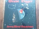 GRAVE DIGGER heavy metal breakdown LP RARE US PRESSUNG running wild rage kreator
