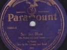 78 RPM Ma Rainey-Louis Armstrong PARAMOUNT 12252 See See Blues 1924*