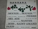 BARBARA Chante RARE French Pop JAZZ Chanson FEMALE VOCAL Philips France 1965