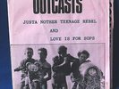 RARE OUTCASTS JUST ANOTHER TEENAGE REBEL GOOD VIBRATIONS PUNK VINYL JUSTA NOTHER