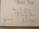 * RARE ORIGINAL RISTENPART AUTOGRAPH - CFD 373  - BACH - CANTATAS 56 & 169 *?