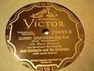 JAZZ JEAN GOLDKETTE ORCH BIX BEIDERBECKE Sunny Disposish VICTOR 20493 E