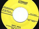 THE TEARS - She's Mine  - ASTRONAUT -  Detroit Soul   7