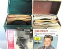 45rpm Carrying Cases Full of 45's Elvis EP Picture Sleeves Vintage Lot