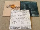 NEIL YOUNG VINYL LP LOT ZUMA,AFTER THE GOLD RUSH,HARVEST CRAZY HORSE