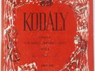 KODALY: Sonata for Unaccompanied Cello STARKER Period ORIG Vinyl LP Hear