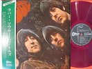 BEATLES RUBBER SOUL JAPAN RED WAX LP ODEON 2nd ISSUE OBI MINT OP-8156