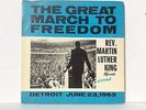 The Great March to Freedom REV. MARTIN LUTHER KING Detroit June 23,1963 vinyl LP