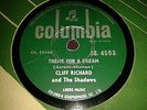 CLIFF RICHARD & The Shadows : THEME FOR A DREAM  /  MUMBLIN' MOSIE.  India 78rpm