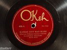 OKEH #4925 CLARENCE WILLIAMS' BLUE FIVE KANSAS CITY MAN BLUES /WILD CAT BLUES E-