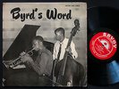DONALD BYRD Byrd's Word LP SAVOY MG 12032 US '56 RVG MONO Kenny Clarke Hank Jone