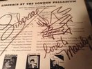 Master Liberace At The Palladium Lp Signed With Candelabra Liberace Sketch.1960'