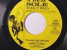 rare Soul Funk 45 KENNY & LARRY on A BEM SOLE Listen