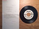 SOUL 45 FLAMINGOS BOOGALOO PARTY PHILIPS DJ WLP PROMO W/ RARE PROMO SHEET