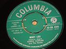 RONNIE HAWKINS AND THE HAWKS - MARY LOU / NEED YOUR LOVIN - UK - EXCELLENT
