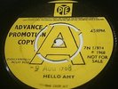 The DEEP SET Hello Amy Pye 7N 17594 Advance Promo 7