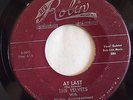 SUPER RARE THE VELVETS ON RED ROBIN RECORDS AT LAST/ I  1950'S RARE DOO WOP GR