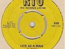 ERIC MORRIS  -  LIVE AS A MAN  -  RIO  R48  -  GREAT ORIGINAL SKA  (1964)