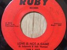 SAM E SOLO northern soul 45 Love Is Not A Game / Tears Keep Falling   Ruby