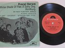 PROCOL HARUM RARE  ISRAELI 7' EP 45 with 3 Tracks  HEBREW Print Sleeve Polydor