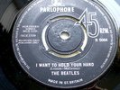 THE BEATLES I Want To Hold Your Hand UK Parlophone DECCA contract press 1963