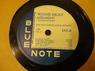 78rpm THELONIOUS MONK 'Round About Midnight / Well You Needn't BLUE NOTE 543