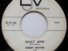 * BOBBY WAYNE & WARRIORS Sally Ann/War Paint  ROCKABILLY ljv 45 Hear