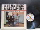 Louis Armstrong & Duke Ellington Together for the First Time Vinyl Record Ex+
