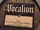 THE SOUTHERN PLANTATION SINGERS VOCALION 1414 GOSPEL BLUES 78 RPM RECORD E+
